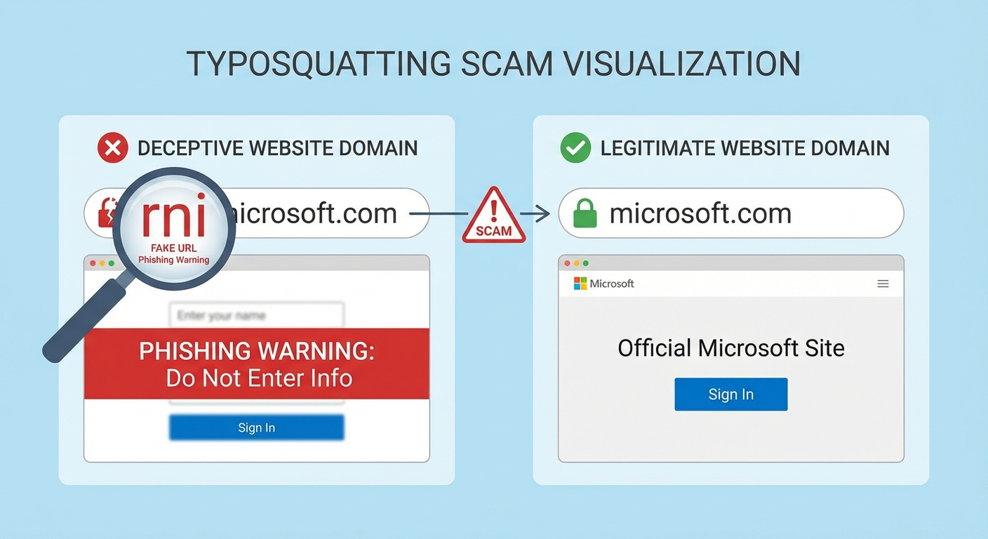 The "rnicrosoft" Scam: How Two Letters Are Fooling Millions