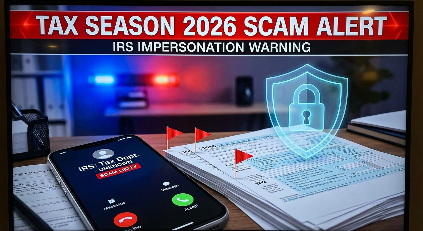 Tax Season 2026 Scam Alert: The Complete Guide to Protecting Yourself From IRS Imposters, AI Voice Cloning, and Refund Theft