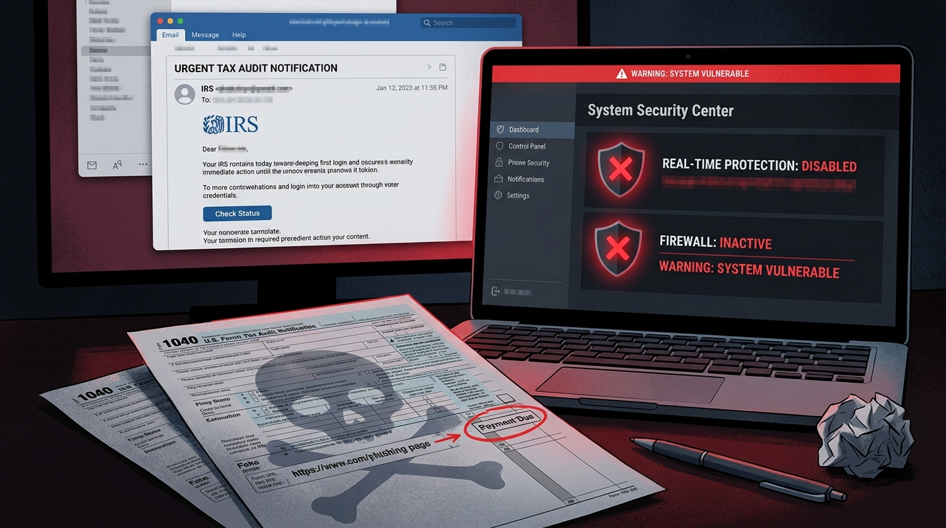 Tax Season 2026: The Scam That Kills Your Security Software